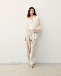 CHAMPAGNE JACQUARD / NEW / QTY : 1 / Chemise Manches Longues - Champagne Jacquard