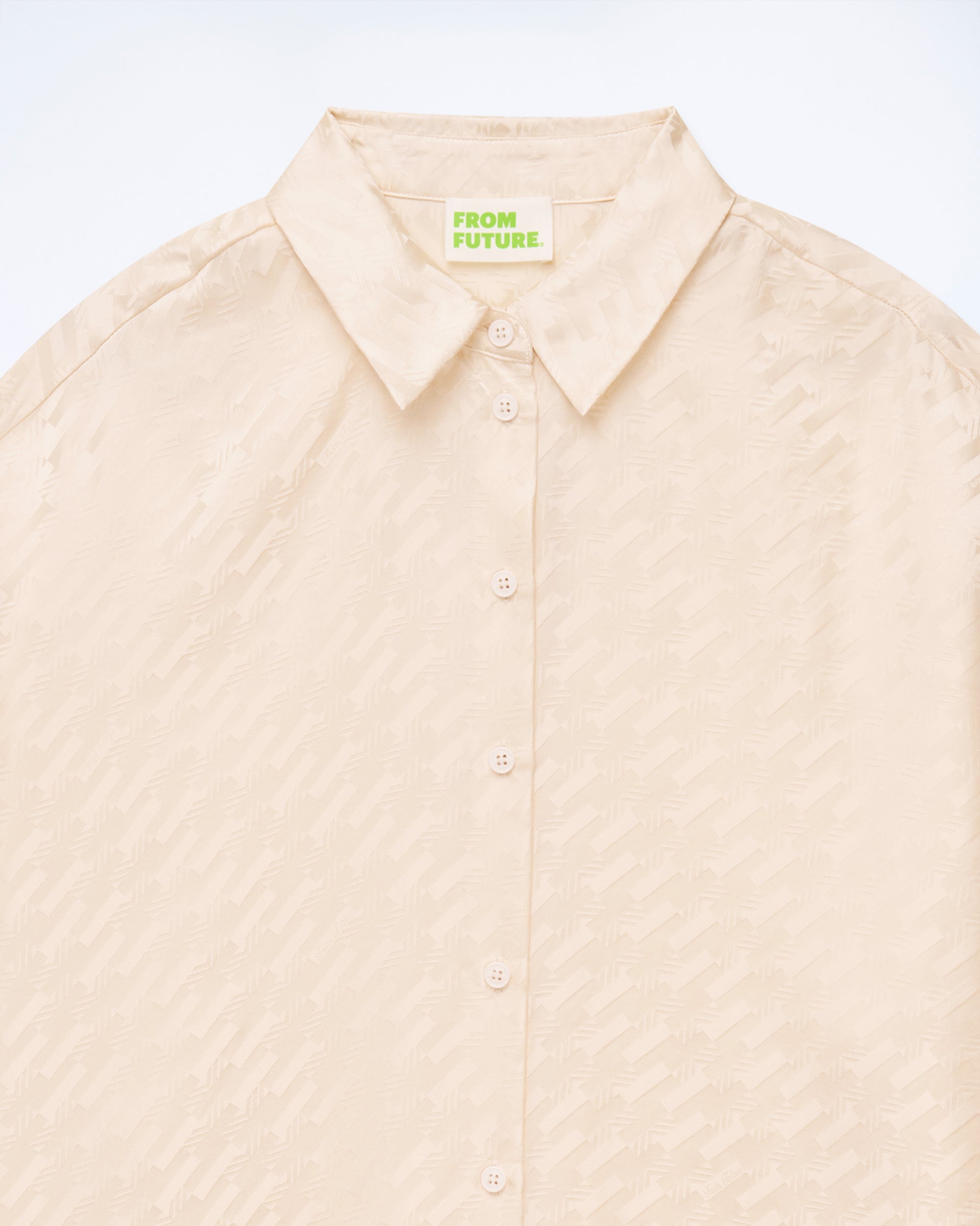 CHAMPAGNE JACQUARD / NEW / QTY : 1 / Chemise Manches Longues - Champagne Jacquard