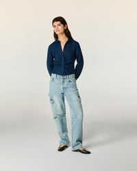NAVY / NEW / QTY : 14 / Chemise Manches Longues - Navy