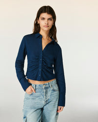 NAVY / NEW / QTY : 14 / Chemise Manches Longues - Navy