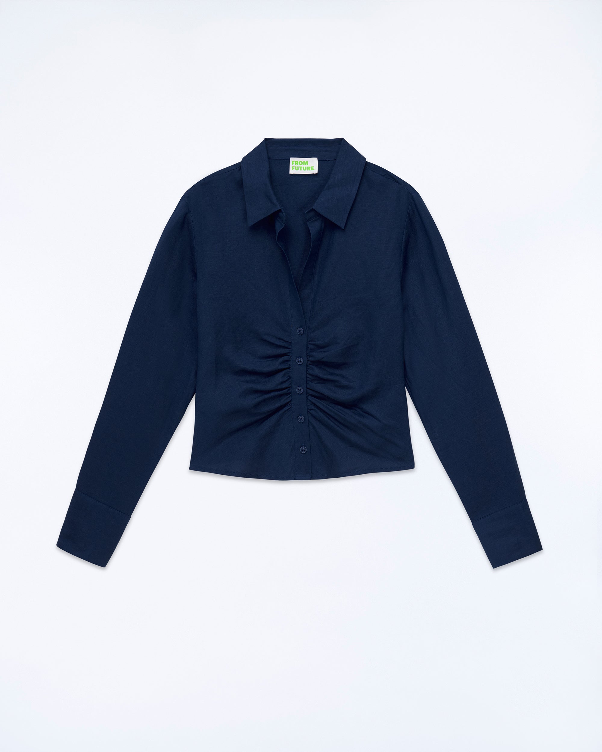 NAVY / NEW / QTY : 14 / Chemise Manches Longues - Navy