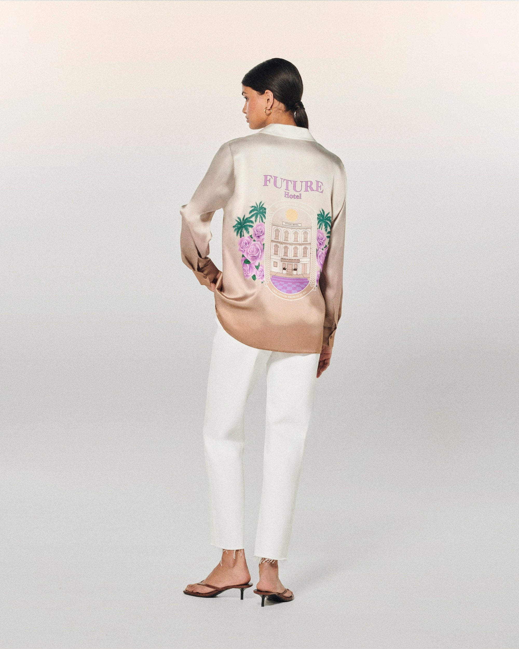 Chemise Cassie en soie - Future Hotel