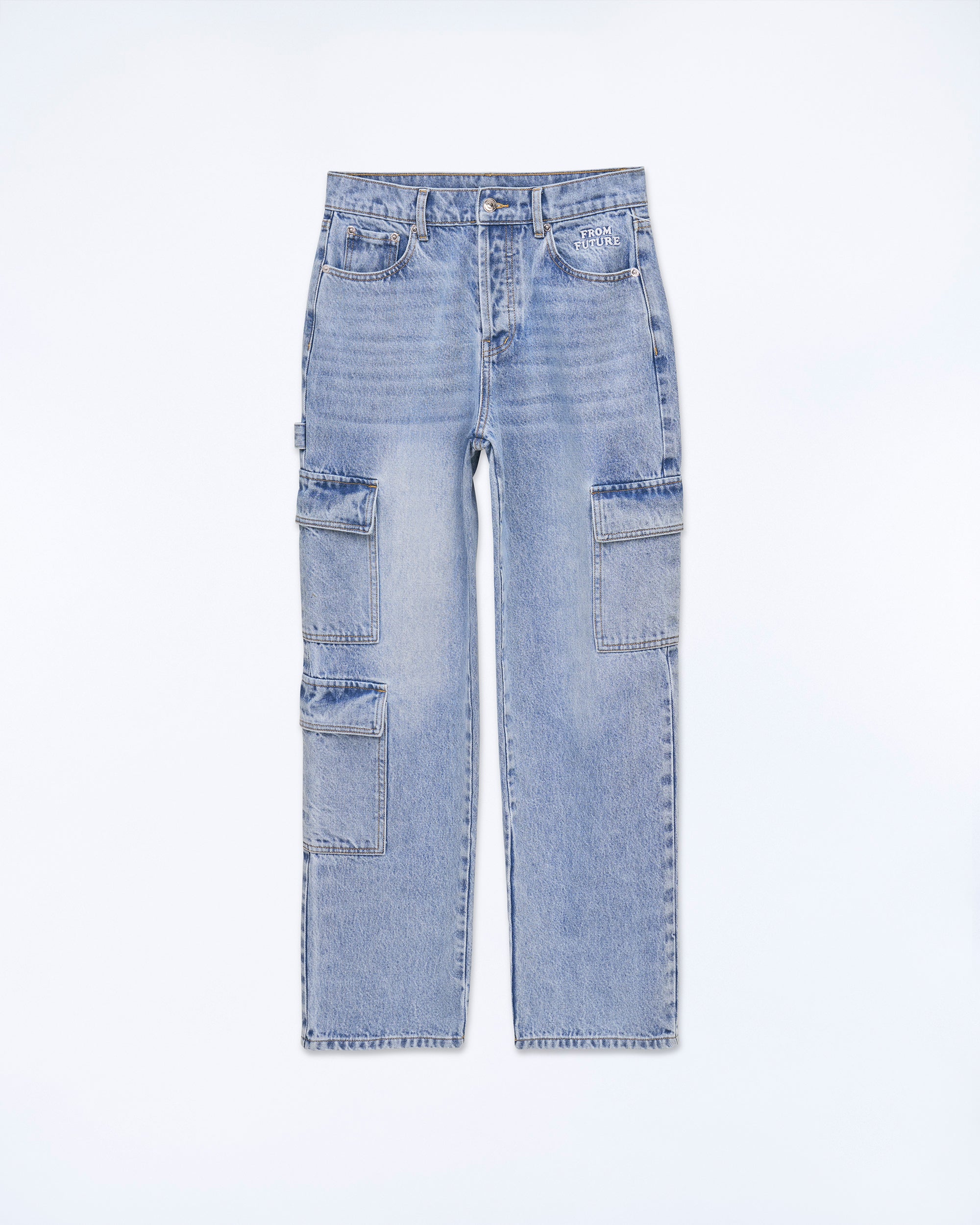 BLEU CLAIR / NEW / QTY : 5 / Jean Large - Bleu Clair