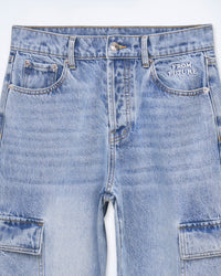 BLEU CLAIR / NEW / QTY : 5 / Jean Large - Bleu Clair