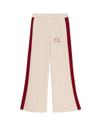 Pantalon de jogging droit à bandes contrastées - Beige