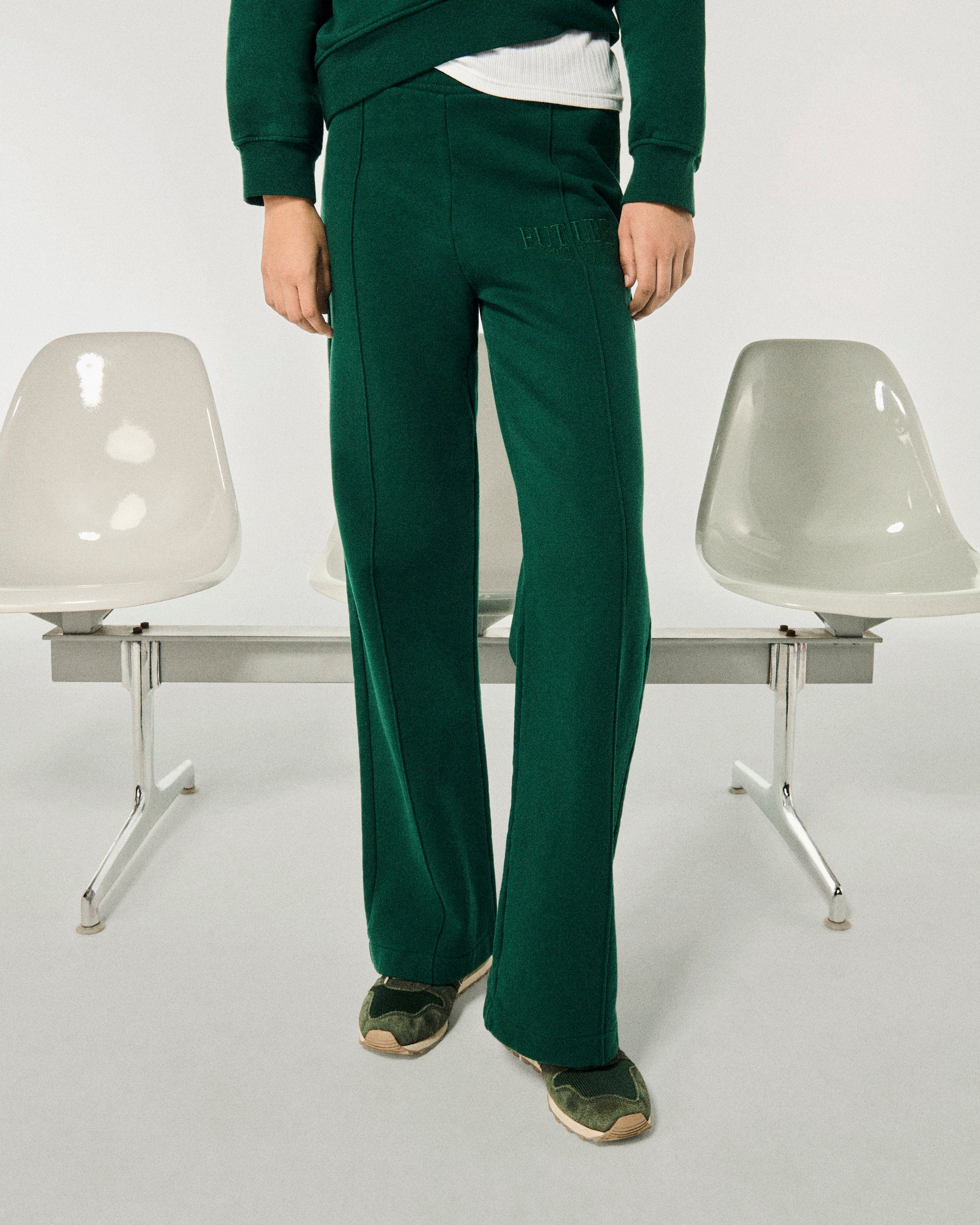 Pantalon de jogging droit à cordons de serrage - College Green