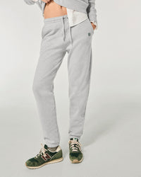 GRIS CHINE CLAIR / NEW / QTY : 30 / Jogging Droit Double F - Gris Chine Clair