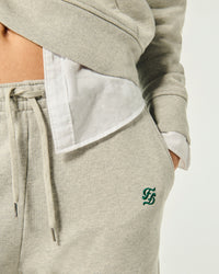 GRIS CHINE CLAIR / NEW / QTY : 30 / Jogging Droit Double F - Gris Chine Clair
