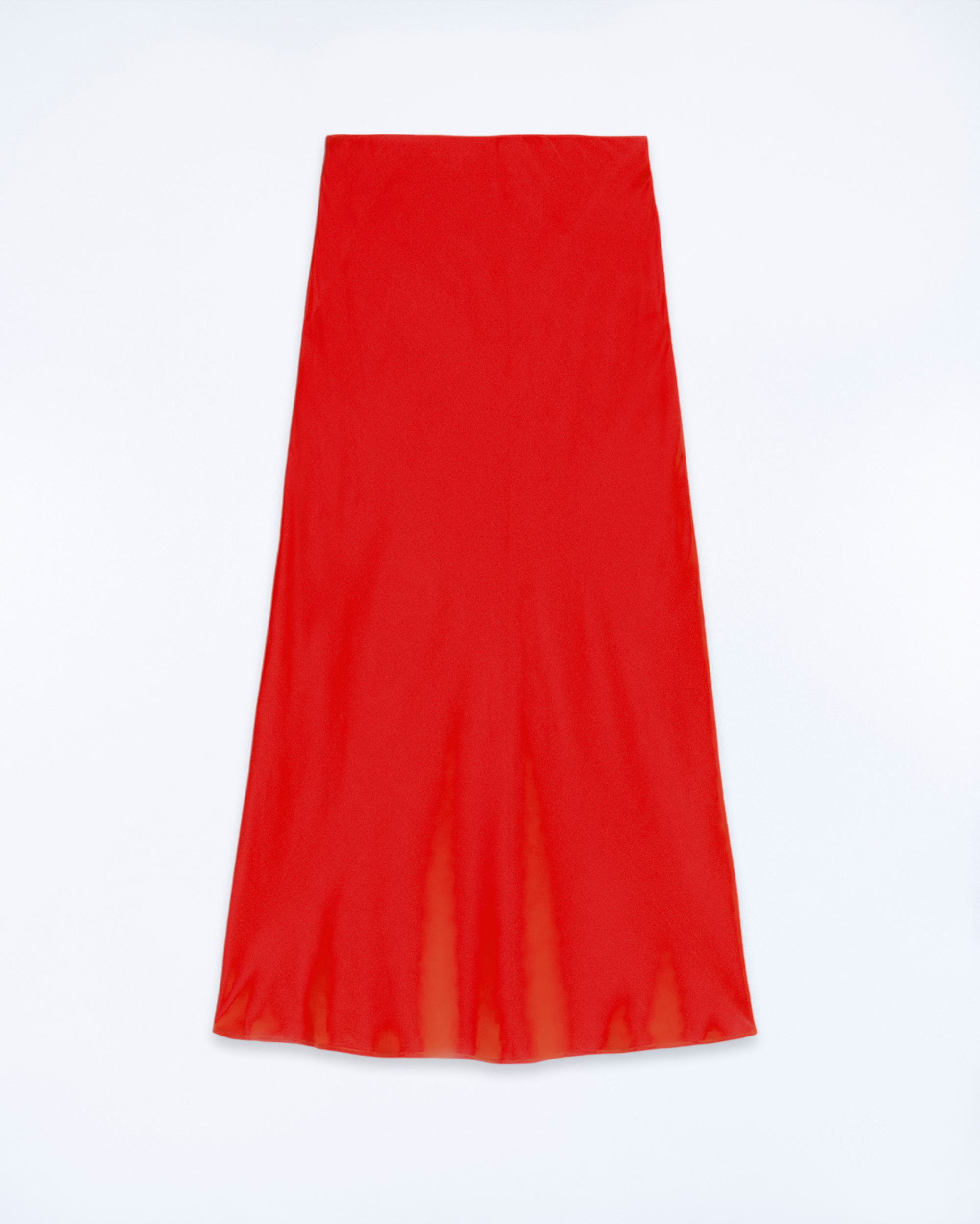 RED / NEW / QTY : 10 / Jupe Mi Longue Gina - Red