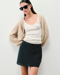 NOIR TIE AND DYE CO / NEW / QTY : 1 / Jupe Mini Lenny - Noir Tie And Dye Co