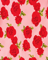 Jupe Lenny en soie - Hot Roses