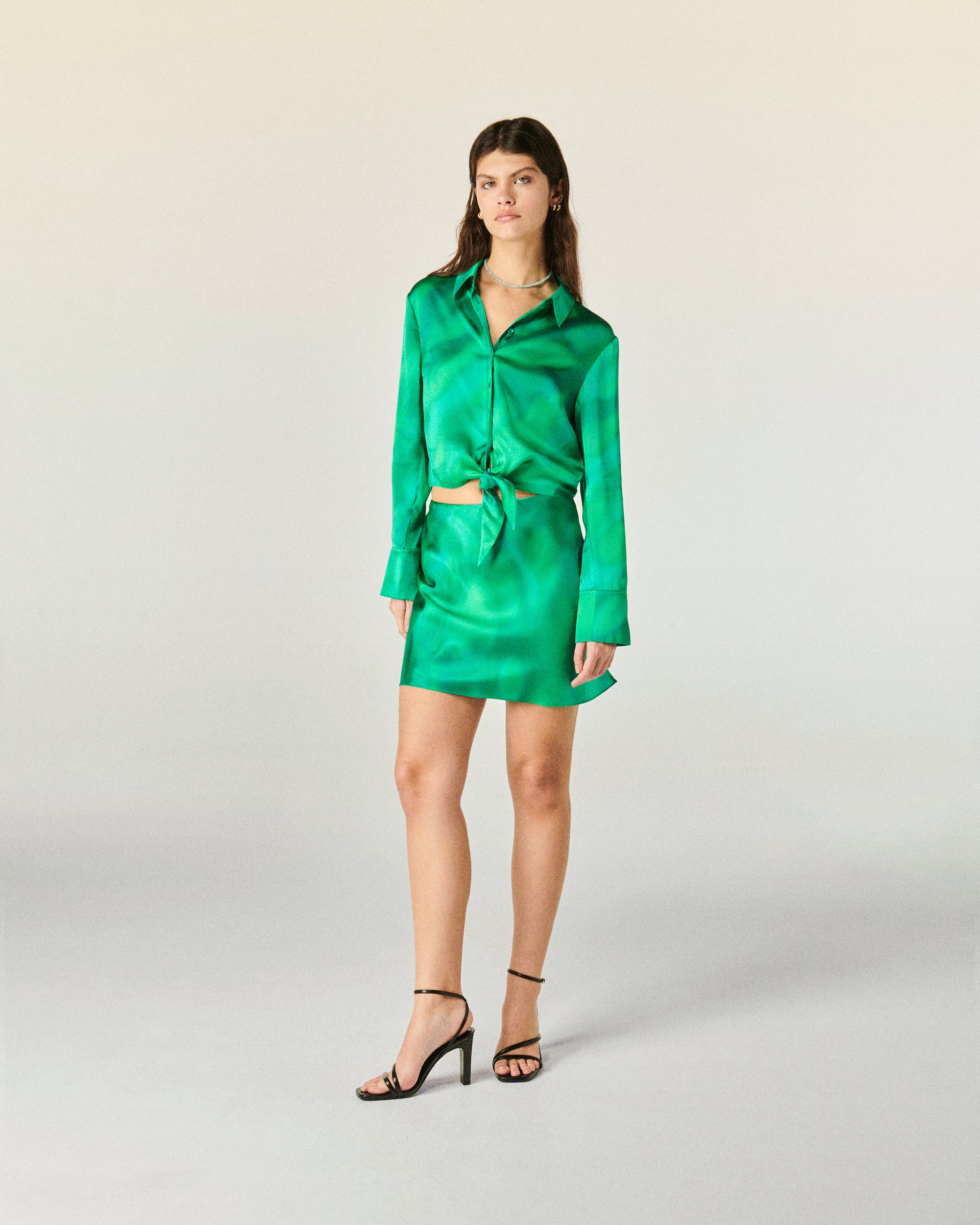 MARVELOUS GREEN / NEW / QTY : 1 / Jupe Mini Lenny - Marvelous Green