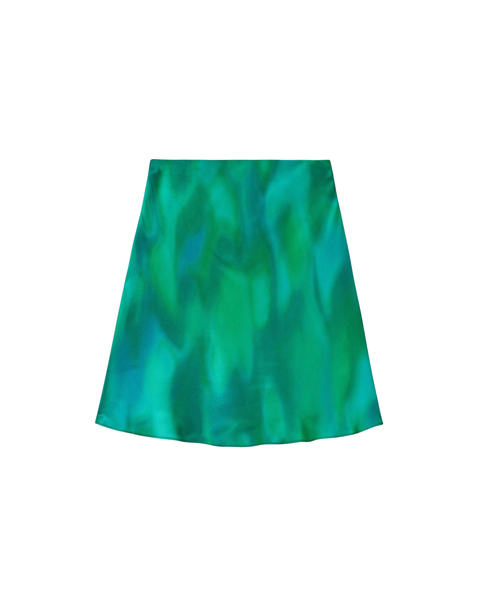 Jupe Lenny en soie - Marvelous Green