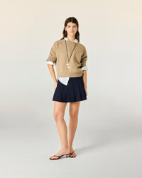 NAVY / NEW / QTY : 4 / Jupe Mini - Navy
