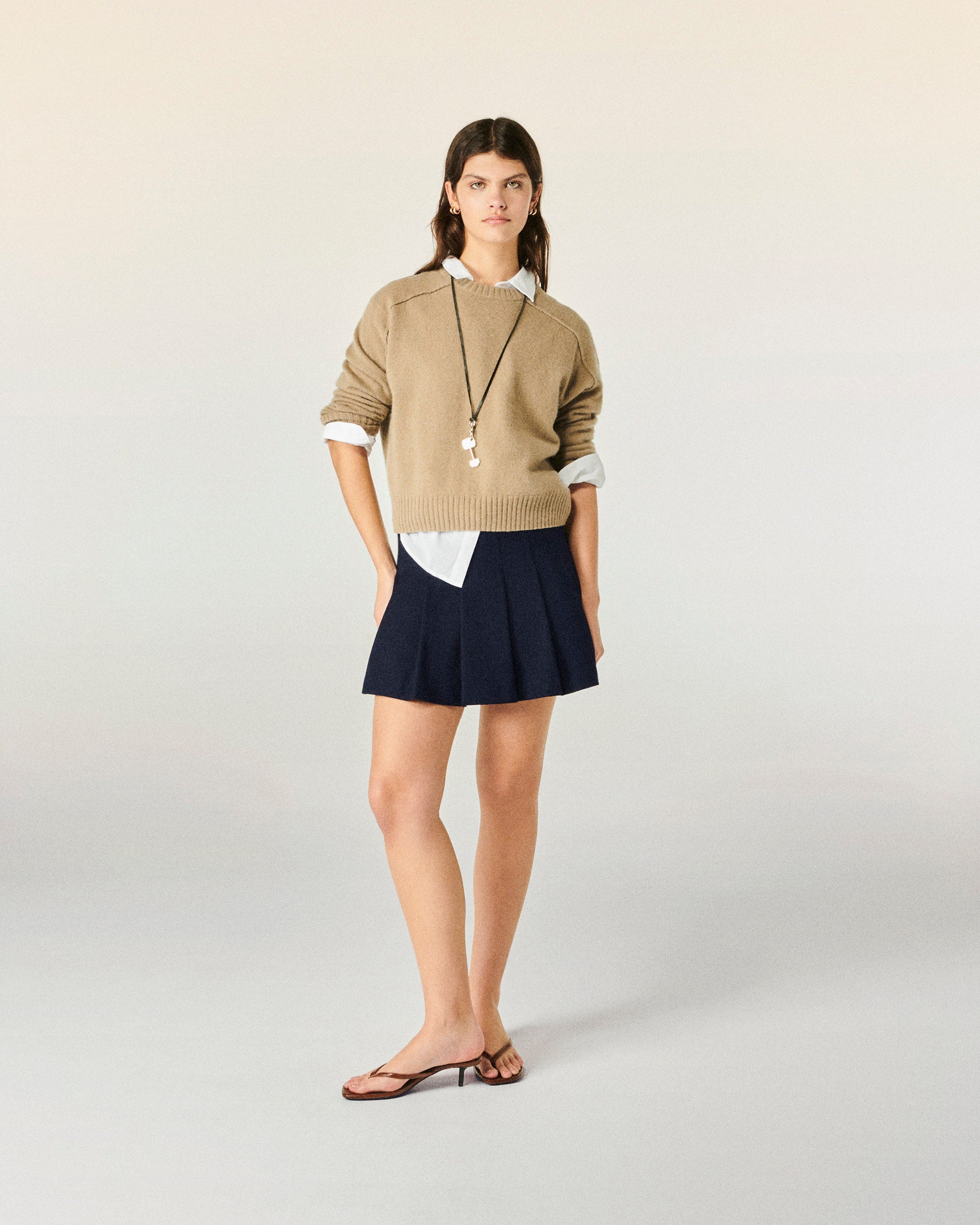 NAVY / NEW / QTY : 4 / Jupe Mini - Navy