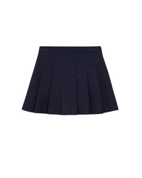 Jupe courte plissée - Navy