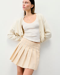 Jupe Mini Popeline  - Navy