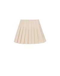 Jupe Mini Popeline  - Beige