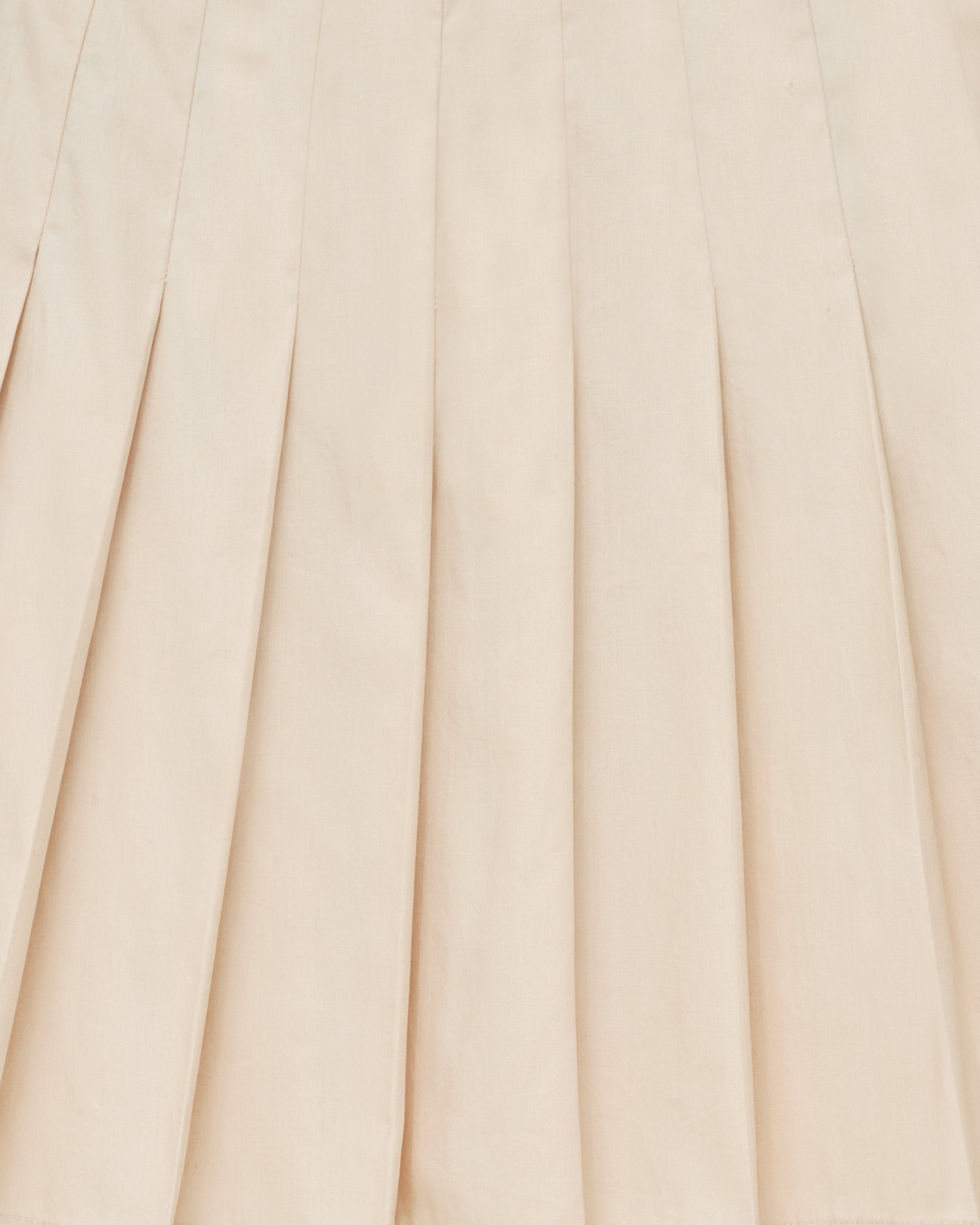 BEIGE / NEW / QTY : 47 / Jupe Mini Popeline - Beige