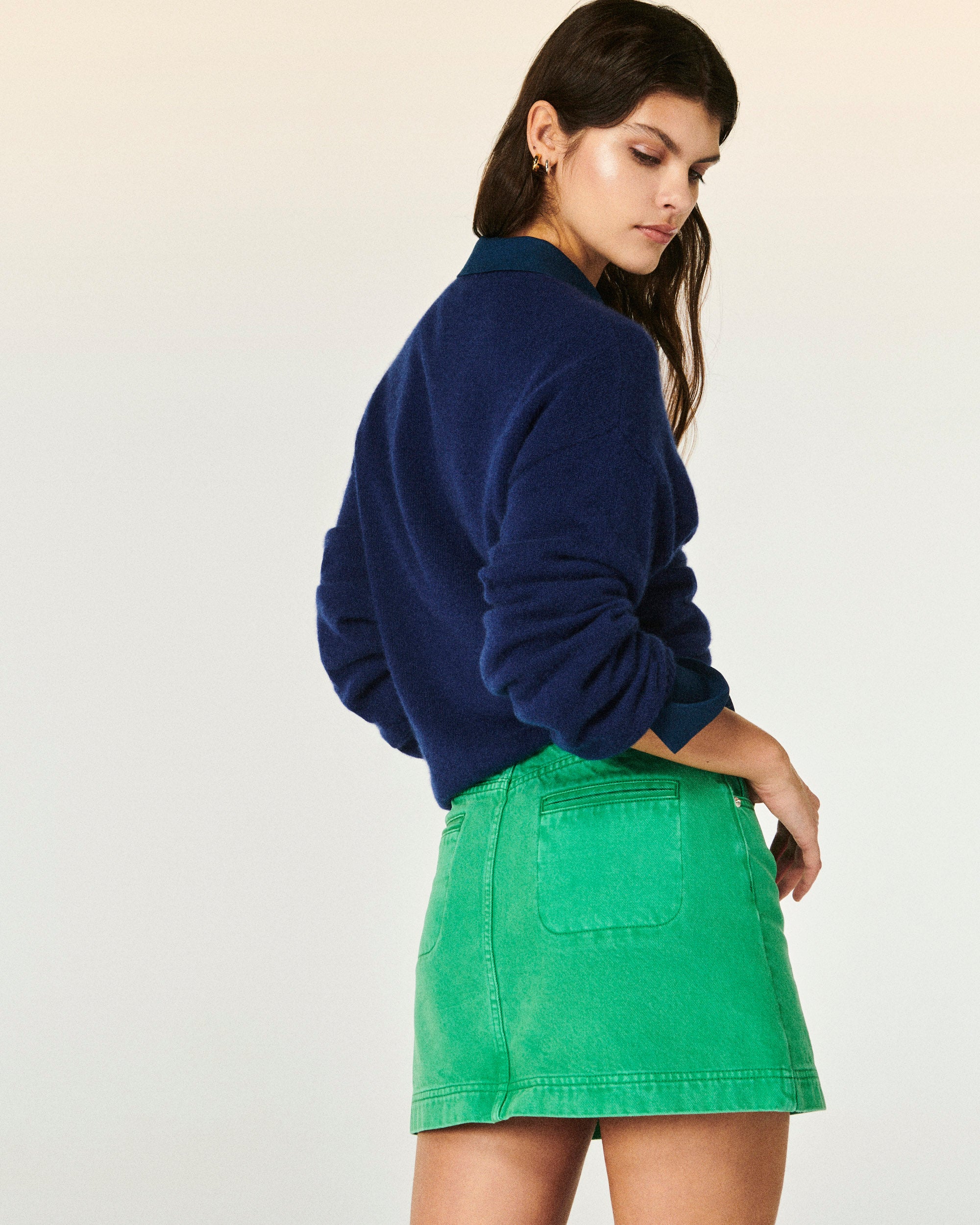 TROPICAL GREEN / NEW / QTY : 5 / Jupe Mini - Tropical Green