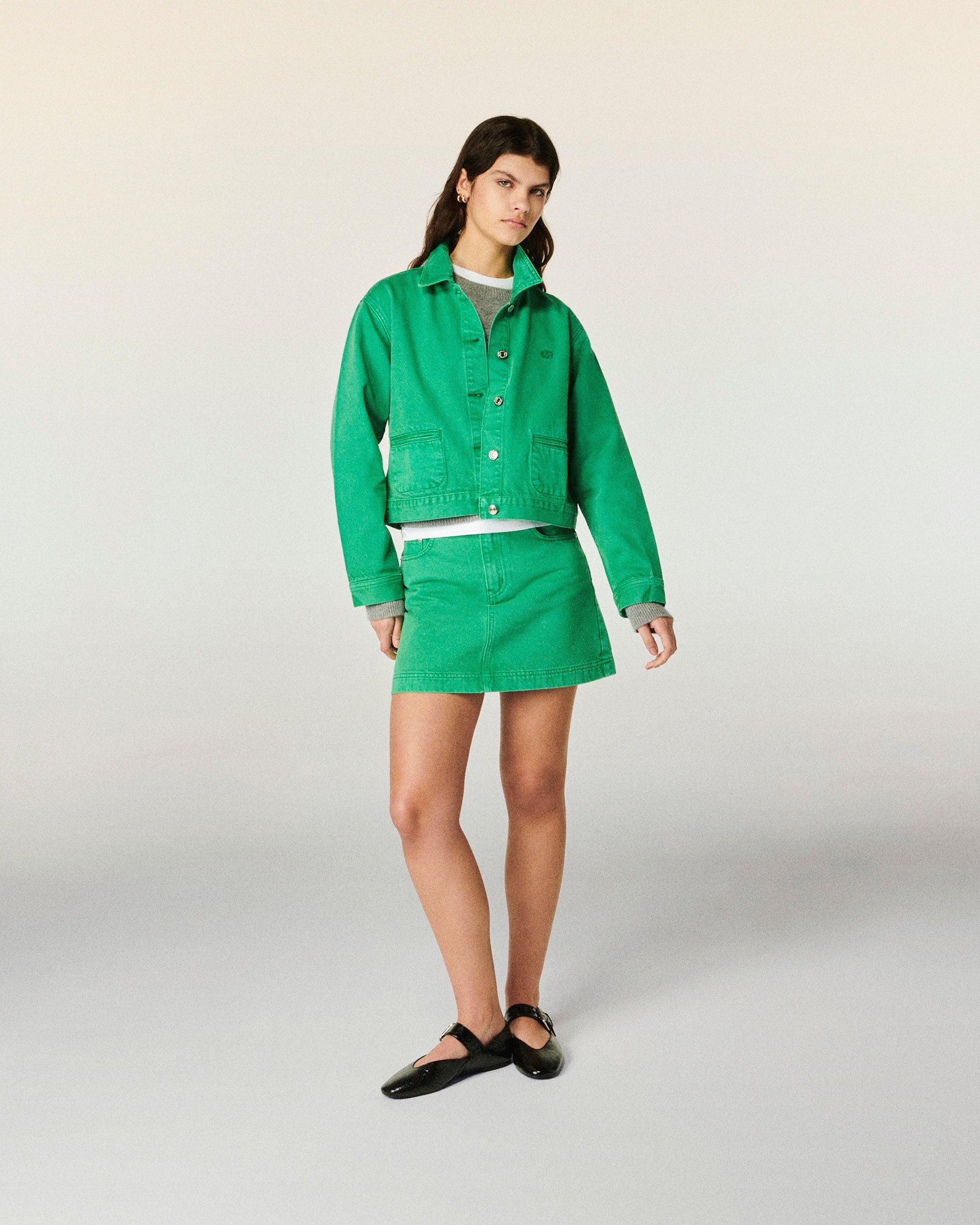 TROPICAL GREEN / NEW / QTY : 5 / Jupe Mini - Tropical Green