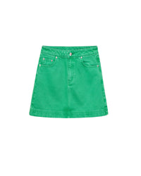 Jupe courte en denim - Tropical Green