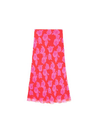 Mid-length skirt - Summer Roses