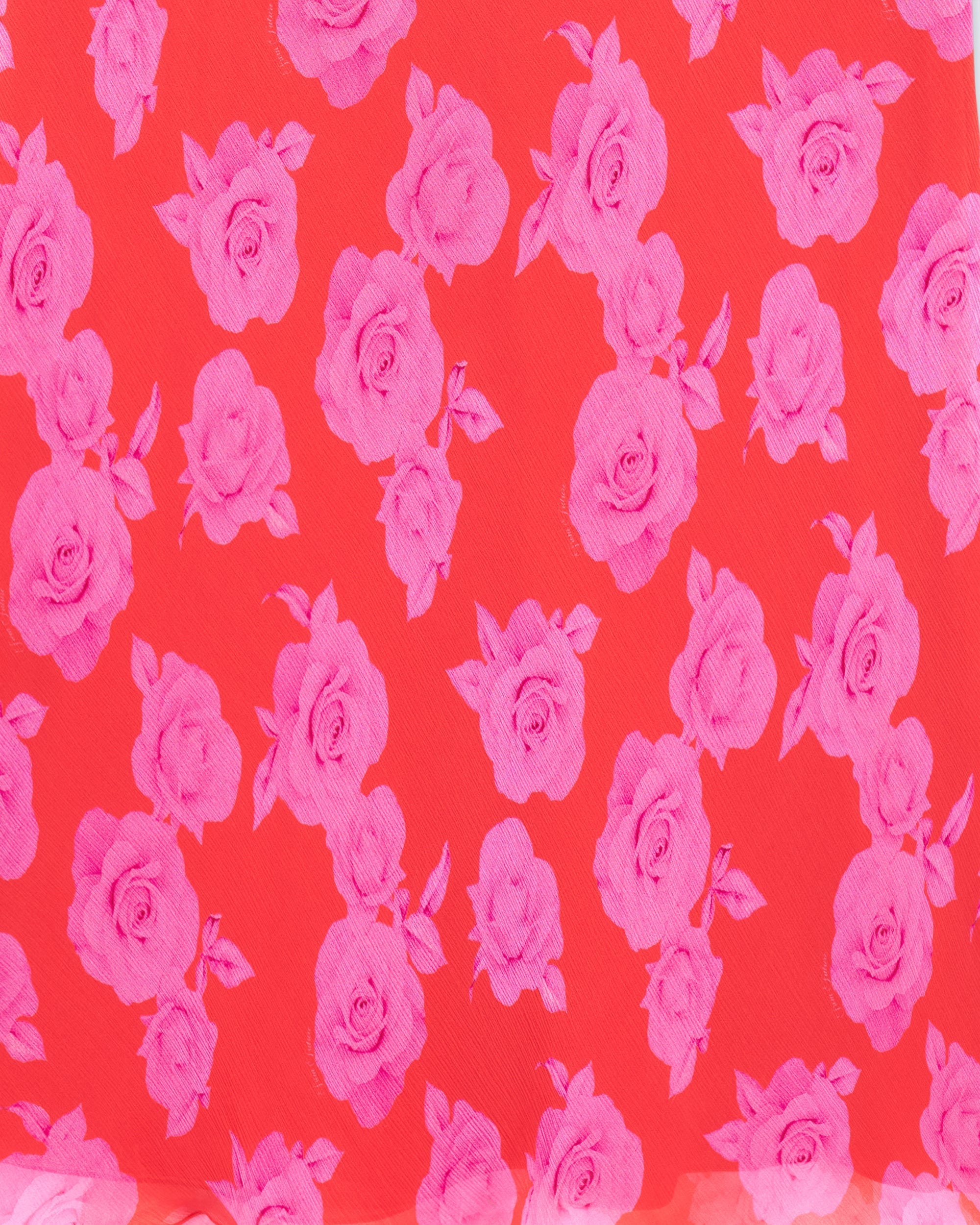 Mid-length skirt - Summer Roses
