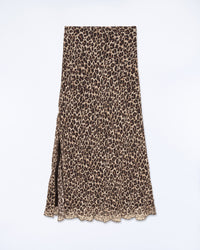 WINTER LEOPARD / NEW / QTY : 10 / Jupe Mi Longue Mousseline - Winter Leopard