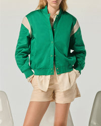 Veste teddy boutonnée - Winter Green