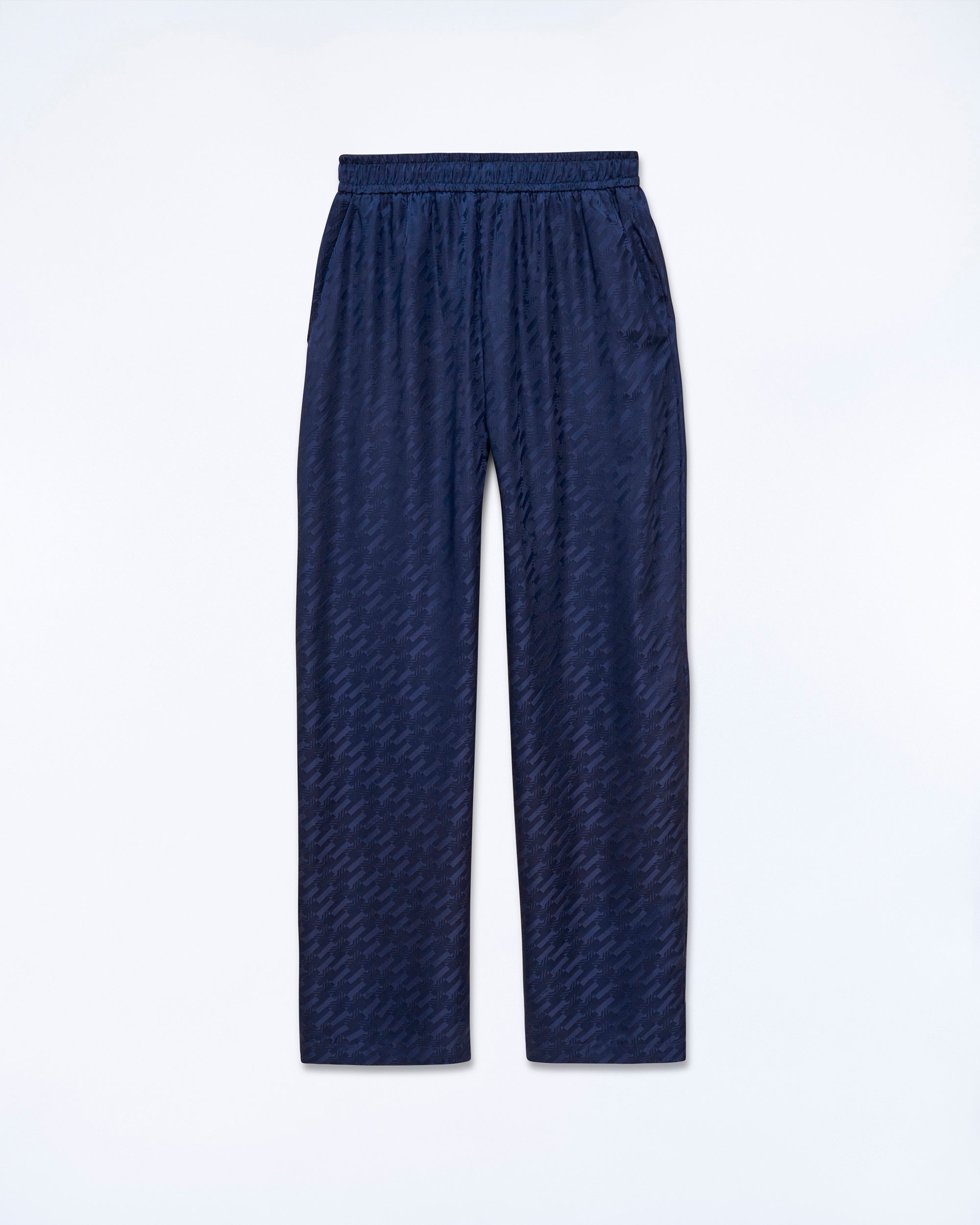 GRAPHIC JACQUARD NAVY / NEW / QTY : 3 / Pantalon Large Regine - Graphic Jacquard Navy
