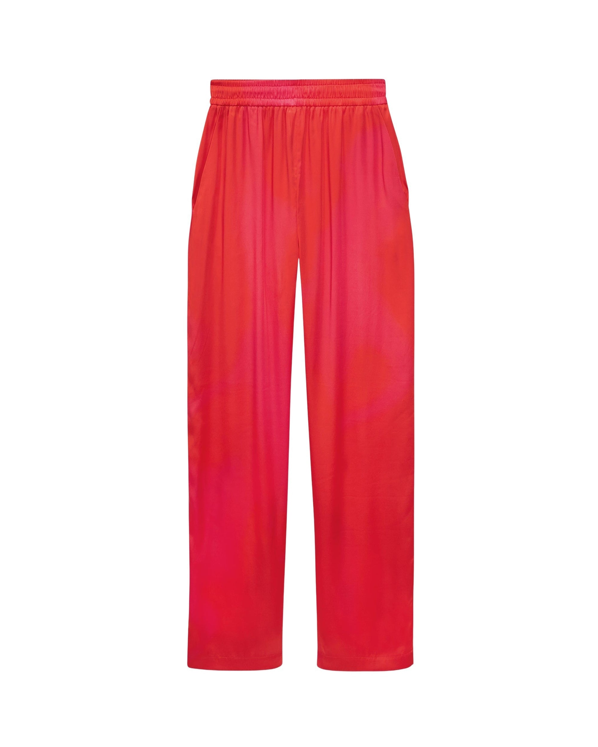 Pantalon large en soie - Utopic Pink