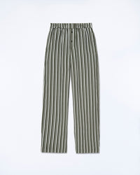 KAKI STRIPES / NEW / QTY : 9 / Pantalon Large - Kaki Stripes