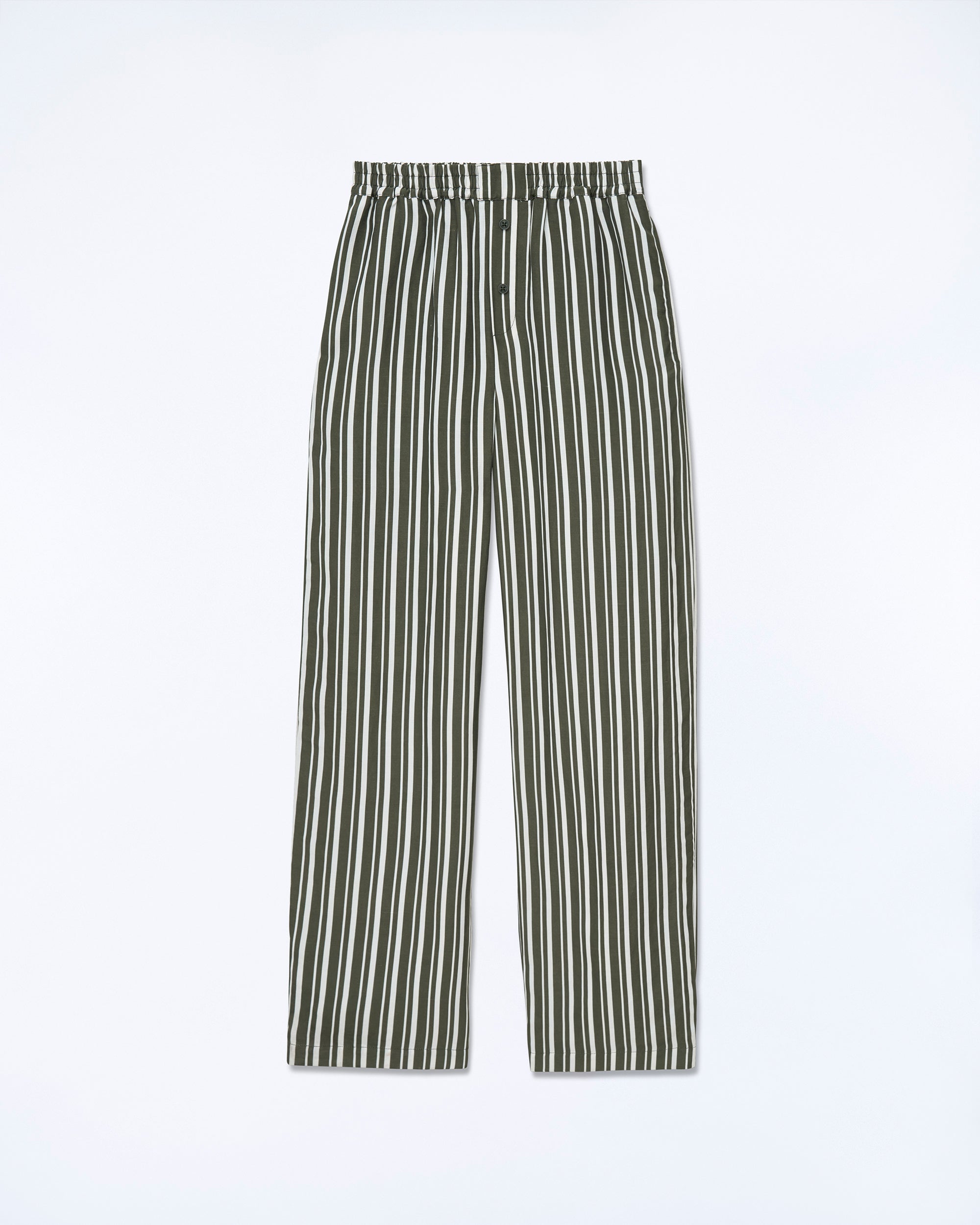 KAKI STRIPES / NEW / QTY : 9 / Pantalon Large - Kaki Stripes