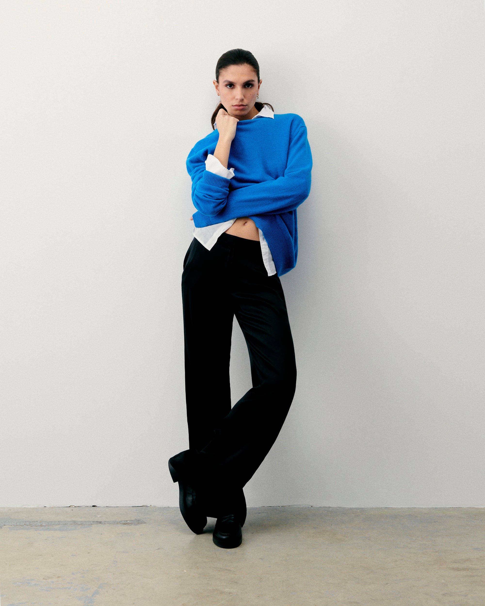NOIR / NEW / QTY : 4 / Pantalon Large - Noir