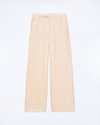 CHAMPAGNE JACQUARD / NEW / QTY : 8 / Pantalon Large Joya - Champagne Jacquard