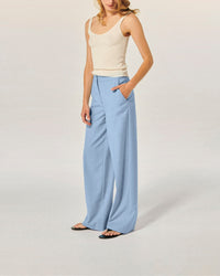 Wide-leg trousers - Baby Blue