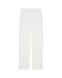 Pantalon large zippé - Ecru