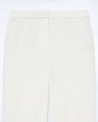 Pantalon large zippé - Ecru