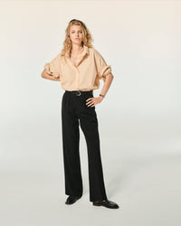NOIR / NEW / QTY : 34 / Pantalon Large - Noir
