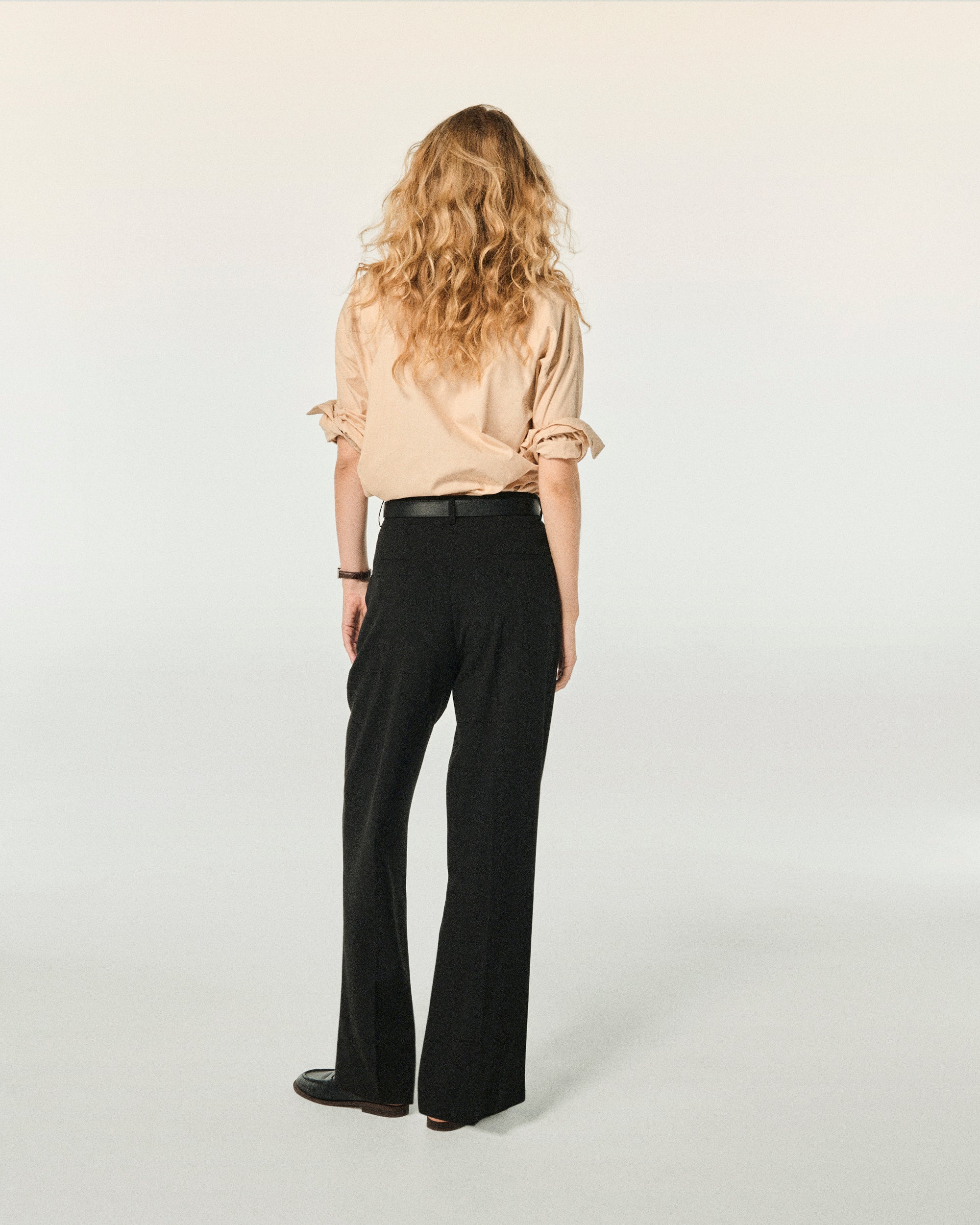 NOIR / NEW / QTY : 34 / Pantalon Large - Noir