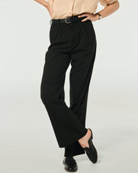 Wide-leg trousers - Black