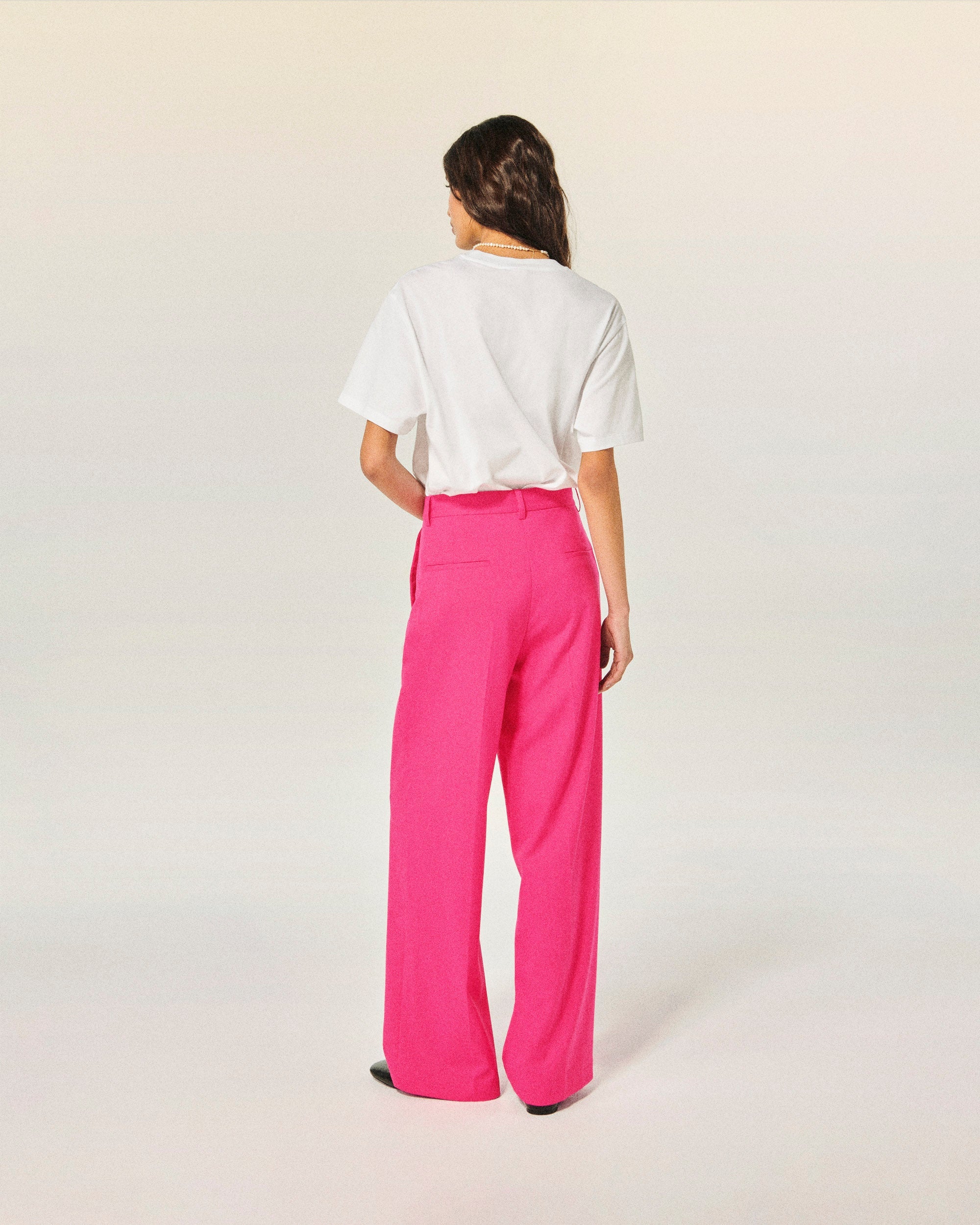 Pantalon large - Flash Pink