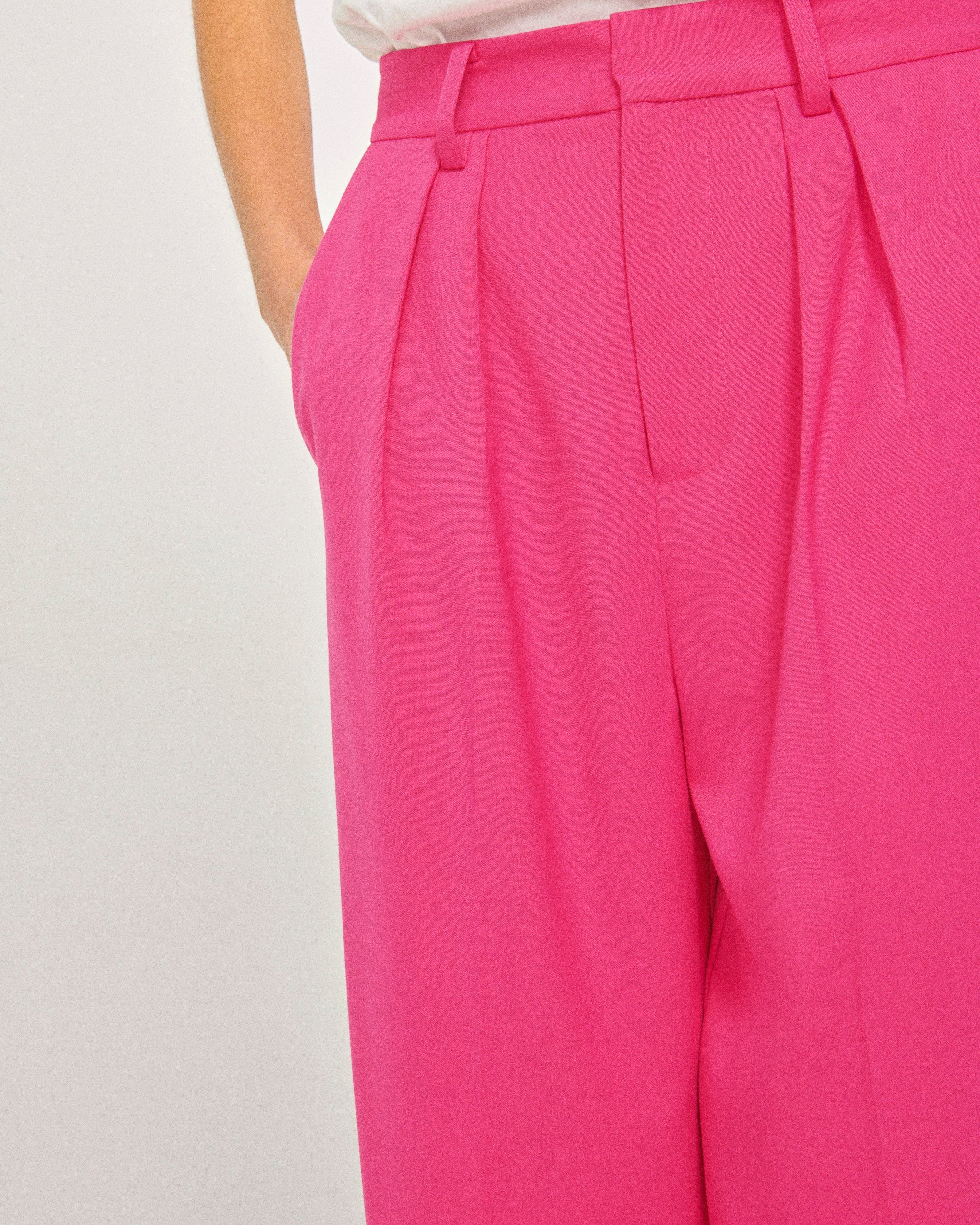 Pantalon large - Flash Pink