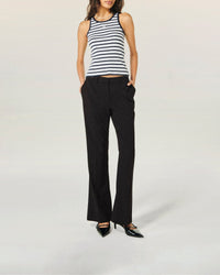 Pantalon large pattes d'éléphant - Noir