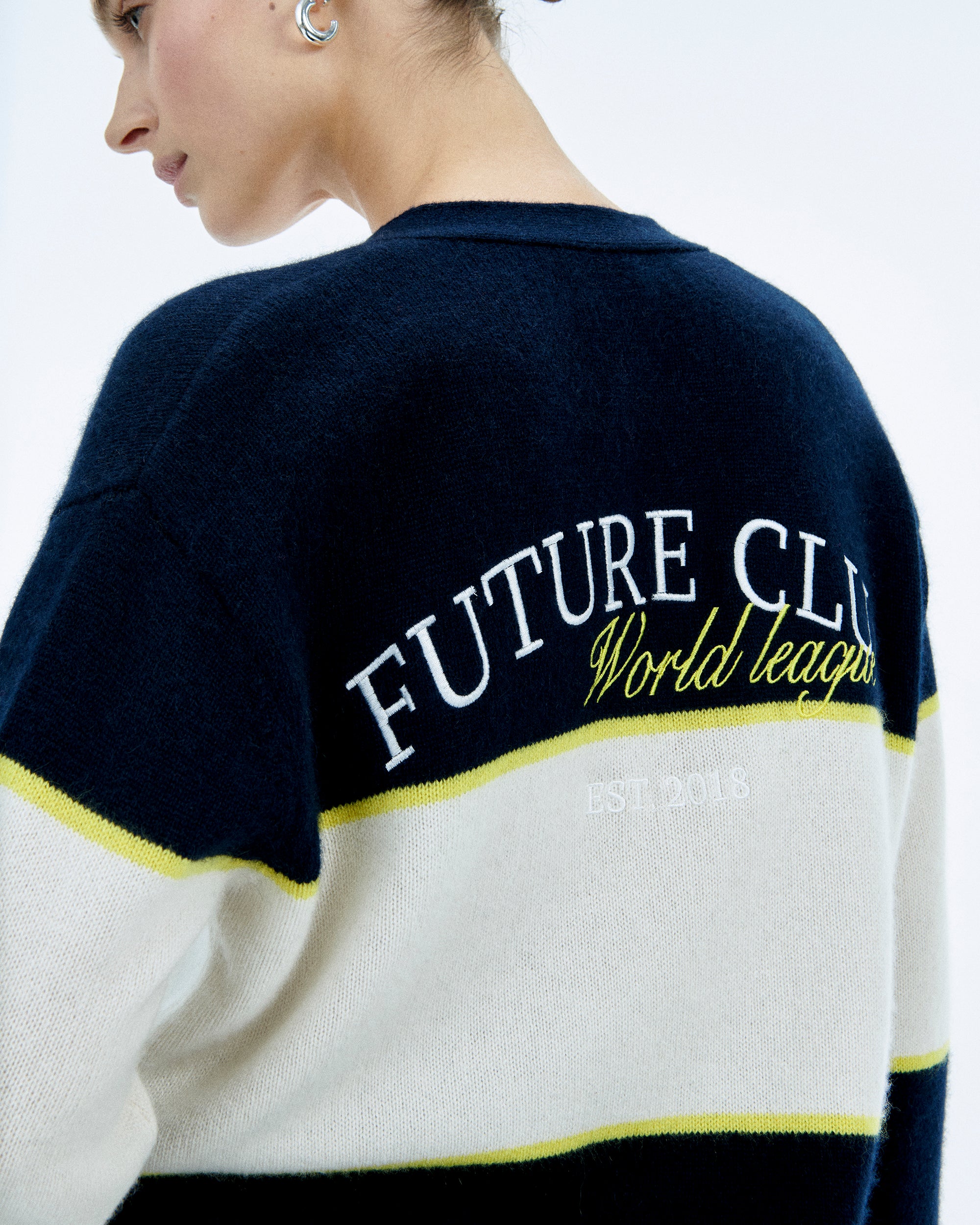 Cardigan Future Club en cachemire - Navy