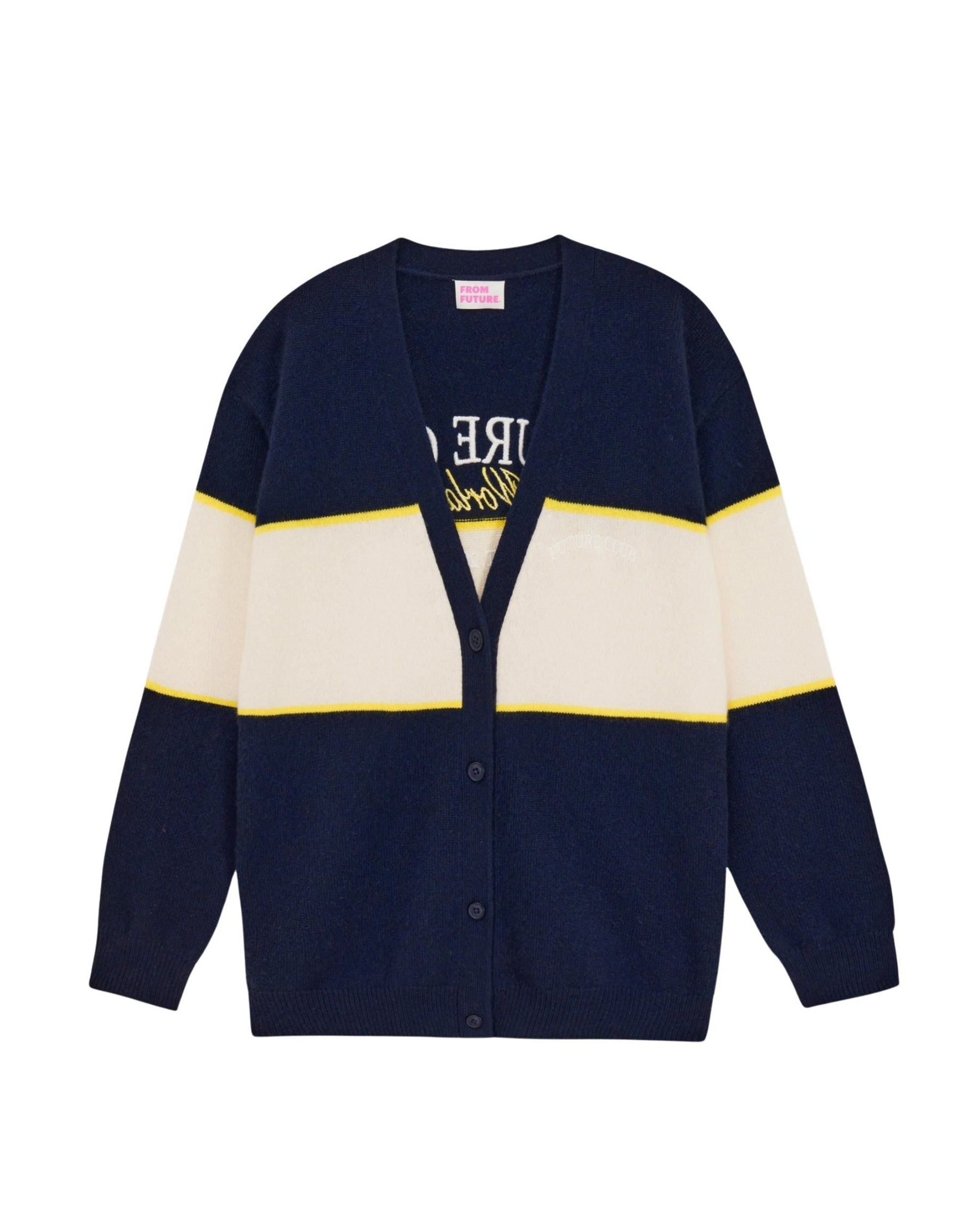 Cardigan Future Club en cachemire - Navy