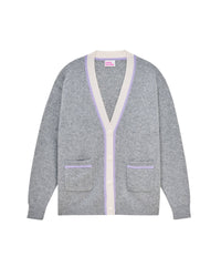 Cardigan en cachemire - Gris Chiné Foncé