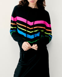 Hoodie en cachemire - Noir
