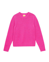 Pull à col rond en cachemire - Fuschia Pink